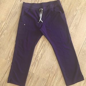Figs XL scrub pants.  Dark purple, egg plant.